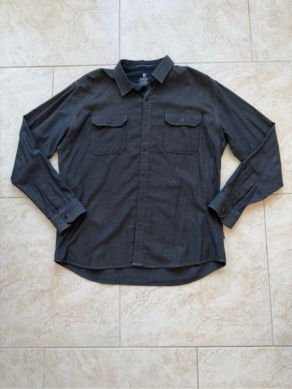 KUHL Descendr Men's Long Sleeve Button Up Flannel Shirt